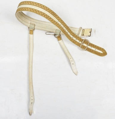 Household Cavalry State Coat, Belt & Jockey Cap. - 12
