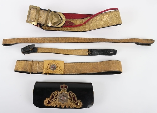 Life Guards Officers Pouch Belt, Waist Belt, Slings and Pouch