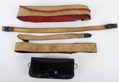 Life Guards Officers Pouch Belt, Waist Belt, Slings and Pouch - 5