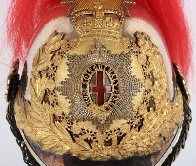 Blues & Royals Royal Horse Guards Field Officers Full Dress Helmet - 2