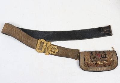Royal Horse Artillery Officer&rsquo;s Full Dress Uniform and Busby Set, - 11