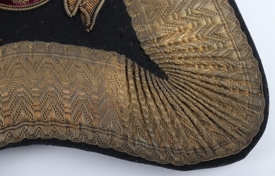 Royal Artillery Officer Full Dress Embroidered Sabretache & Pouch - 7