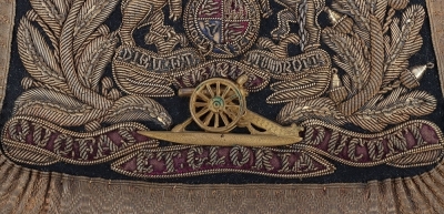 Royal Artillery Officer Full Dress Embroidered Sabretache & Pouch - 10