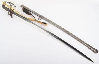 1821 Pattern Royal Artillery Officers Sword, - 4