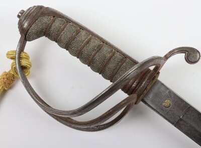1821 Pattern Royal Artillery Officers Sword, - 9