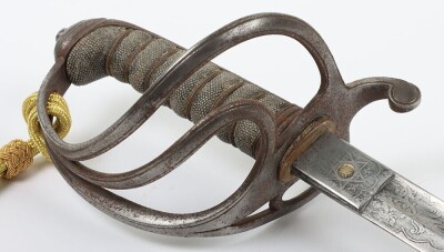 1821 Pattern Royal Artillery Officers Sword, - 10