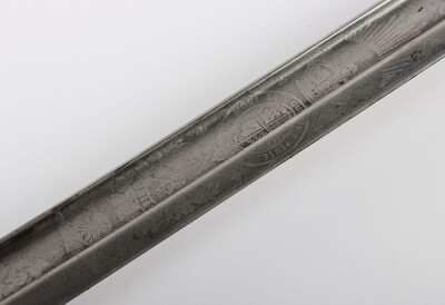 Edward VII 1821 Pattern Royal Artillery Officers Sword - 11