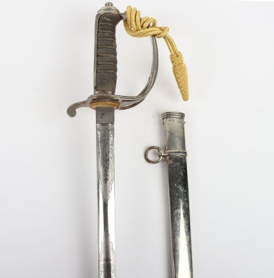 Edward VII Royal Artillery 1821 Pattern Officers Sword - 3