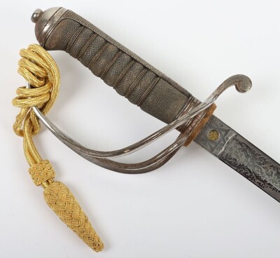 Edward VII Royal Artillery 1821 Pattern Officers Sword - 5