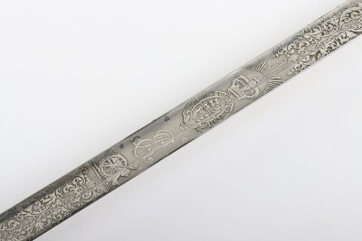 Edward VII Royal Artillery 1821 Pattern Officers Sword - 10