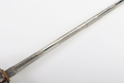Edward VII Royal Artillery 1821 Pattern Officers Sword - 12