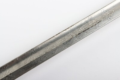 George V 1821 Pattern Royal Artillery Officers Sword - 10