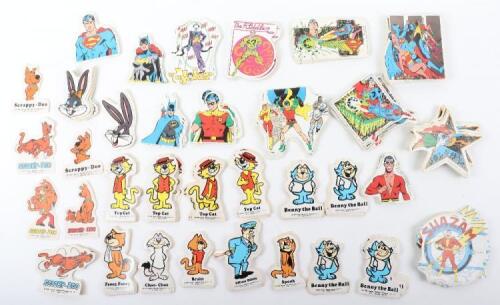 Collection of Vintage cartoon and comic stickers