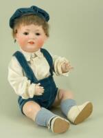 Bahr & Proschild 585 bisque head character baby doll, German circa 1910,