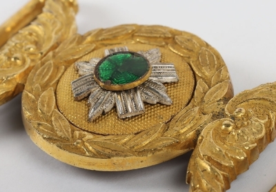 Scots Guards Officers Full Dress Waist Belt Clasp - 3