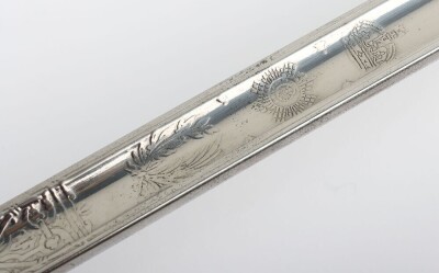 George V Scots Guards 1854 Levee Pattern Officers Sword by Wilkinson, 54680, - 10