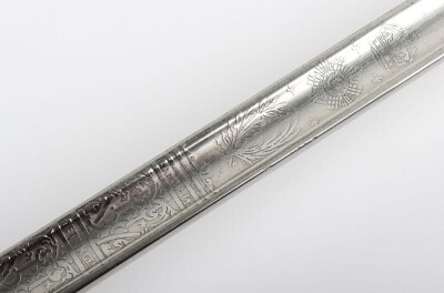 George V Scots Guards 1854 Pattern Officers Sword by Wilkinson, 64827, - 10