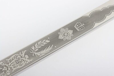 EIIR Irish Guards Officers 1854 Pattern Sword - 8