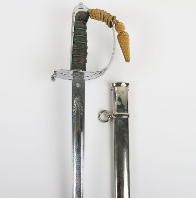 George V Welsh Guards Officers 1854 Pattern Field Officers Sword - 3