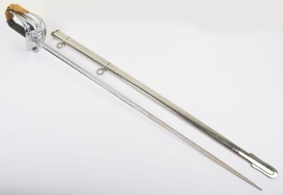 George V Welsh Guards Officers 1854 Pattern Field Officers Sword - 4