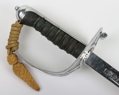 George V Welsh Guards Officers 1854 Pattern Field Officers Sword - 6