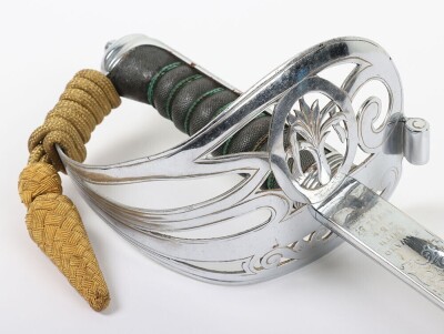 George V Welsh Guards Officers 1854 Pattern Field Officers Sword - 8
