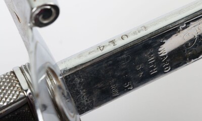 George V Welsh Guards Officers 1854 Pattern Field Officers Sword - 12