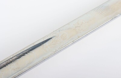 George V Welsh Guards Officers 1854 Pattern Field Officers Sword - 19
