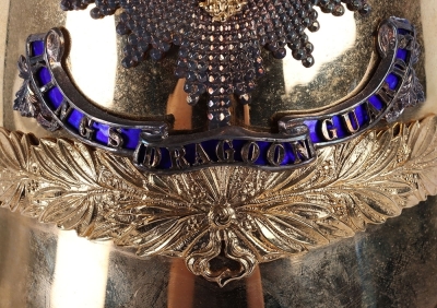 1st Kings Dragoon Guards Officers 1871 Pattern Full Dress Helmet - 4