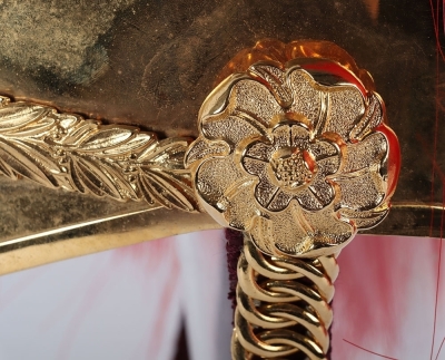 1st Kings Dragoon Guards Officers 1871 Pattern Full Dress Helmet - 8
