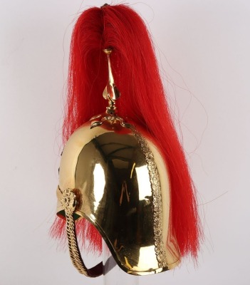 1st Kings Dragoon Guards Officers 1871 Pattern Full Dress Helmet - 9