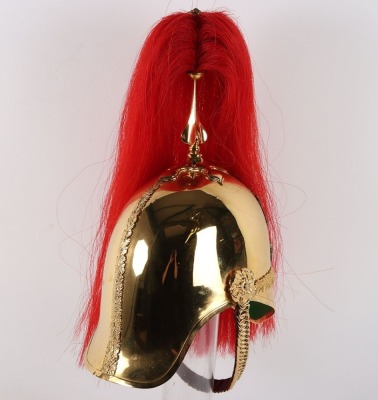1st Kings Dragoon Guards Officers 1871 Pattern Full Dress Helmet - 10