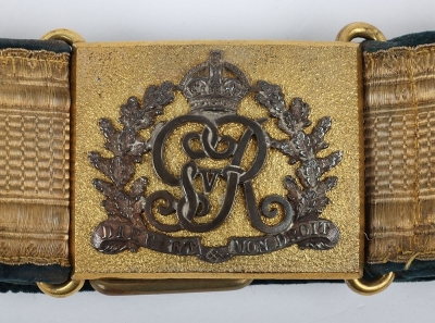 1st Kings Dragoon Guards Full Dress Pouch Belt, Pouch & Waist Belt - 9
