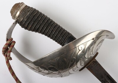 1st Kings Dragoon Guards 1912 Pattern Officers Sword by Wilkinson, 44663 - 13