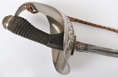 1st Kings Dragoon Guards 1912 Pattern Officers Sword by Wilkinson, 44663 - 15