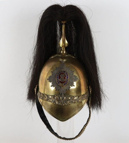 2nd (Queen&rsquo;s Bays) Dragoon Guards Officers 1871 Pattern Full Dress Helmet