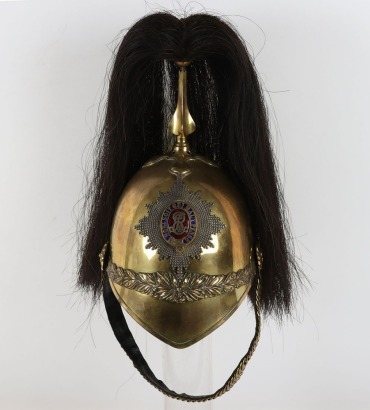 2nd (Queen&rsquo;s Bays) Dragoon Guards Officers 1871 Pattern Full Dress Helmet