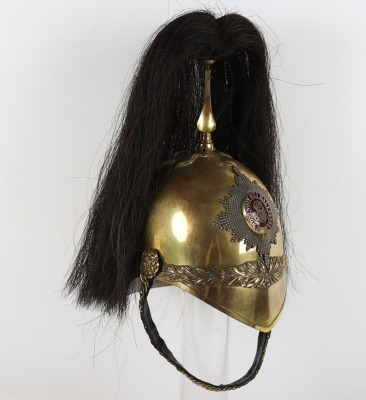 2nd (Queen&rsquo;s Bays) Dragoon Guards Officers 1871 Pattern Full Dress Helmet - 5
