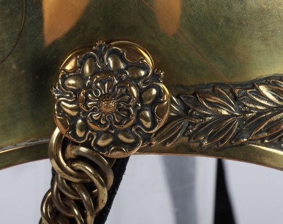 2nd (Queen&rsquo;s Bays) Dragoon Guards Officers 1871 Pattern Full Dress Helmet - 6