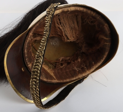 2nd (Queen&rsquo;s Bays) Dragoon Guards Officers 1871 Pattern Full Dress Helmet - 11