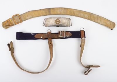 2nd (Queen&rsquo;s Bays) Dragoon Guards Officers Full Dress Pouch Belt, Pouch and Slings