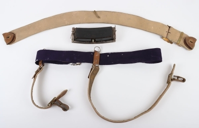 2nd (Queen&rsquo;s Bays) Dragoon Guards Officers Full Dress Pouch Belt, Pouch and Slings - 2