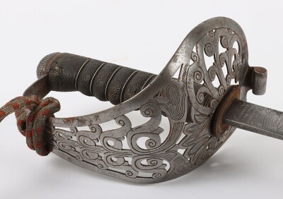 2nd Dragoon Guards 1888 Pattern Heavy Cavalry Sword by Wilkinson, 41821, - 8
