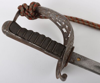 2nd Dragoon Guards 1888 Pattern Heavy Cavalry Sword by Wilkinson, 41821, - 16