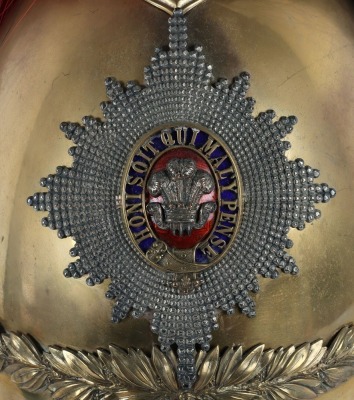 3rd (Prince of Wales Own) Dragoon Guards Officers 1871 Pattern Full Dress Helmet - 2
