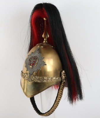 3rd (Prince of Wales Own) Dragoon Guards Officers 1871 Pattern Full Dress Helmet - 5