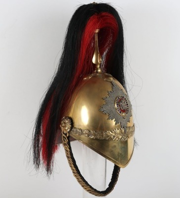 3rd (Prince of Wales Own) Dragoon Guards Officers 1871 Pattern Full Dress Helmet - 7