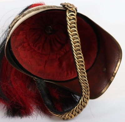 3rd (Prince of Wales Own) Dragoon Guards Officers 1871 Pattern Full Dress Helmet - 12