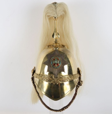 4th Royal Irish Dragoon Guards Officers 1871 Pattern Full Dress Helmet