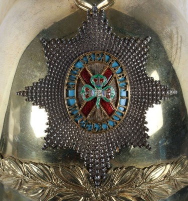 4th Royal Irish Dragoon Guards Officers 1871 Pattern Full Dress Helmet - 2